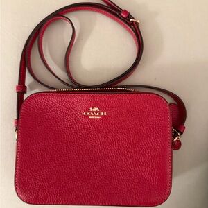 Coach Vibrant Red Crossbody Bag